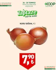 KURU SOĞAN KG fiyat ve kampanya bilgisi